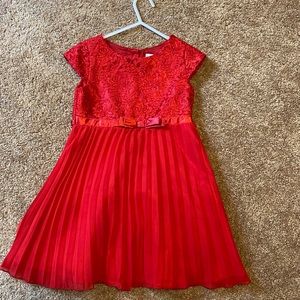 Youngland little girls red dress size 5